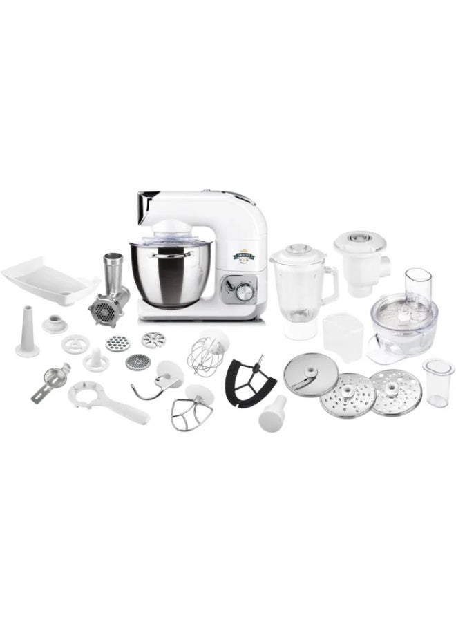 ETA Gratus MAX III Professional Stand Mixer (002890061) – 1200W Heavy-Duty Planetary Kitchen Machine – 5.5L Stainless Steel Bowl – Multi-Functional Mixer with Meat Grinder & Patisserie Set - Image 1